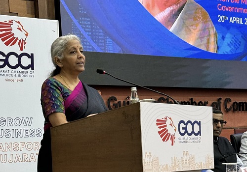 Gujarat contributes over 8.3 pc to national GDP: FM Nirmala Sitharaman